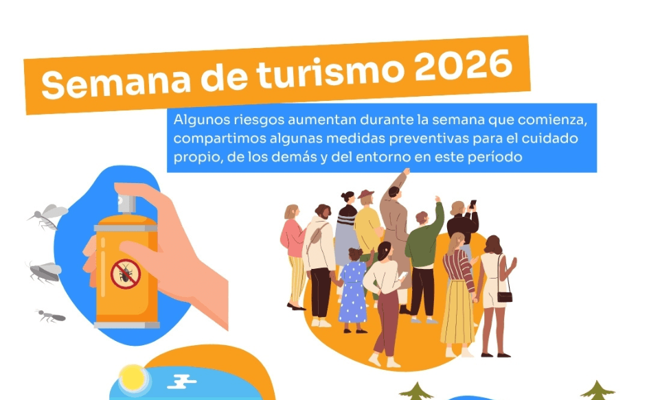 Sistema Nacional de Emergencias (Sinae) lanzó una campaña para disfrutar de unas vacaciones seguras durante Semana de Turismo