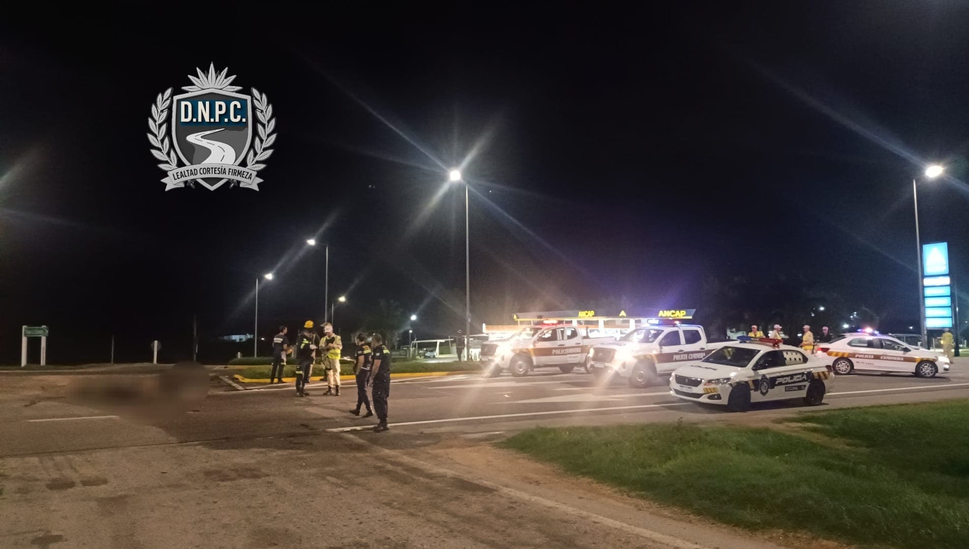 Motociclista falleció en ruta 1 tras chocar contra una camioneta y prenderse fuego