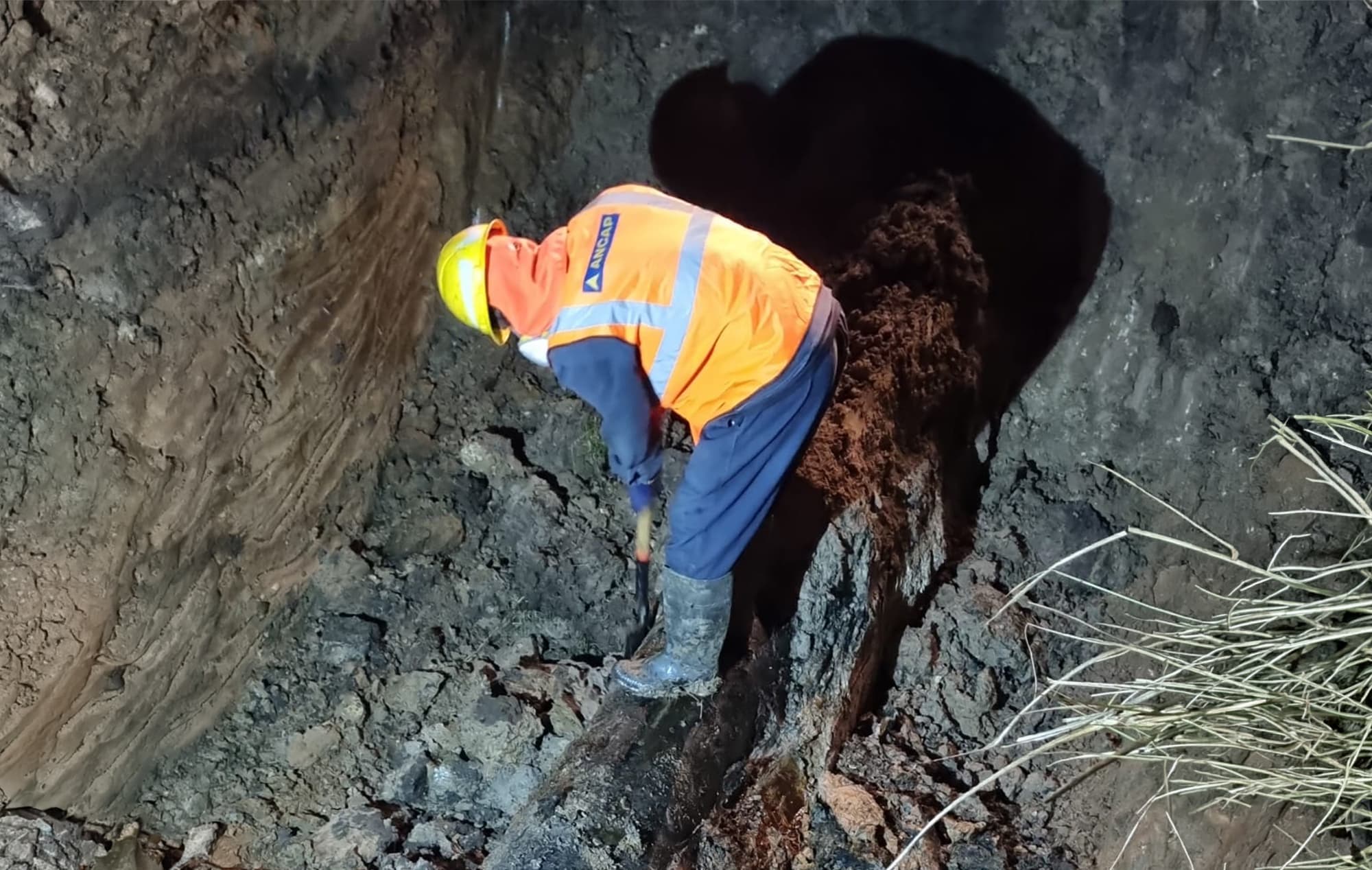 Ancap detectó una pérdida en el oleoducto a la altura Las Flores