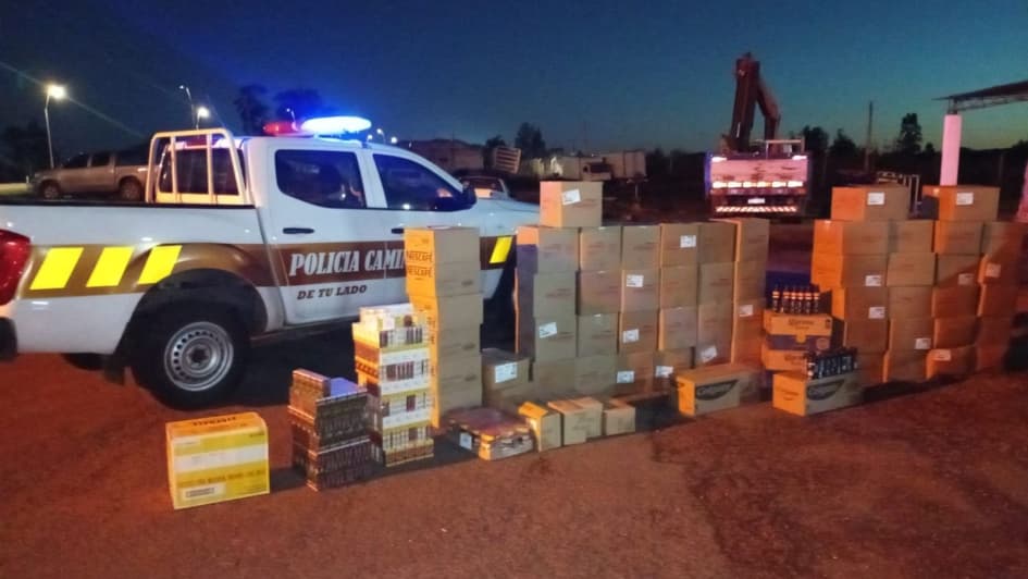 Policía Caminera incautó mercadería de contrabando valuada en más de un millón de pesos en Tacuarembó