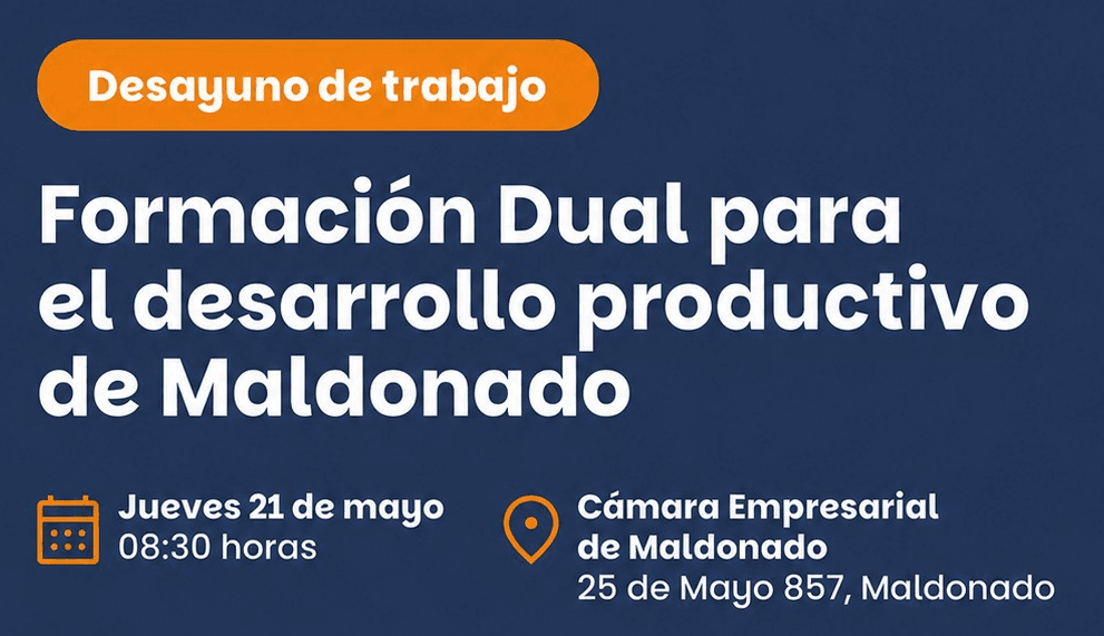 Cámara Empresarial de Maldonado e INEFOP en actividad por Formación Dual