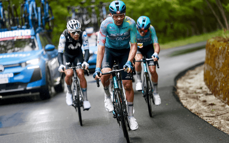 El fernandino Thomas Silva finalizó tercero en la quinta etapa del Giro de Italia.