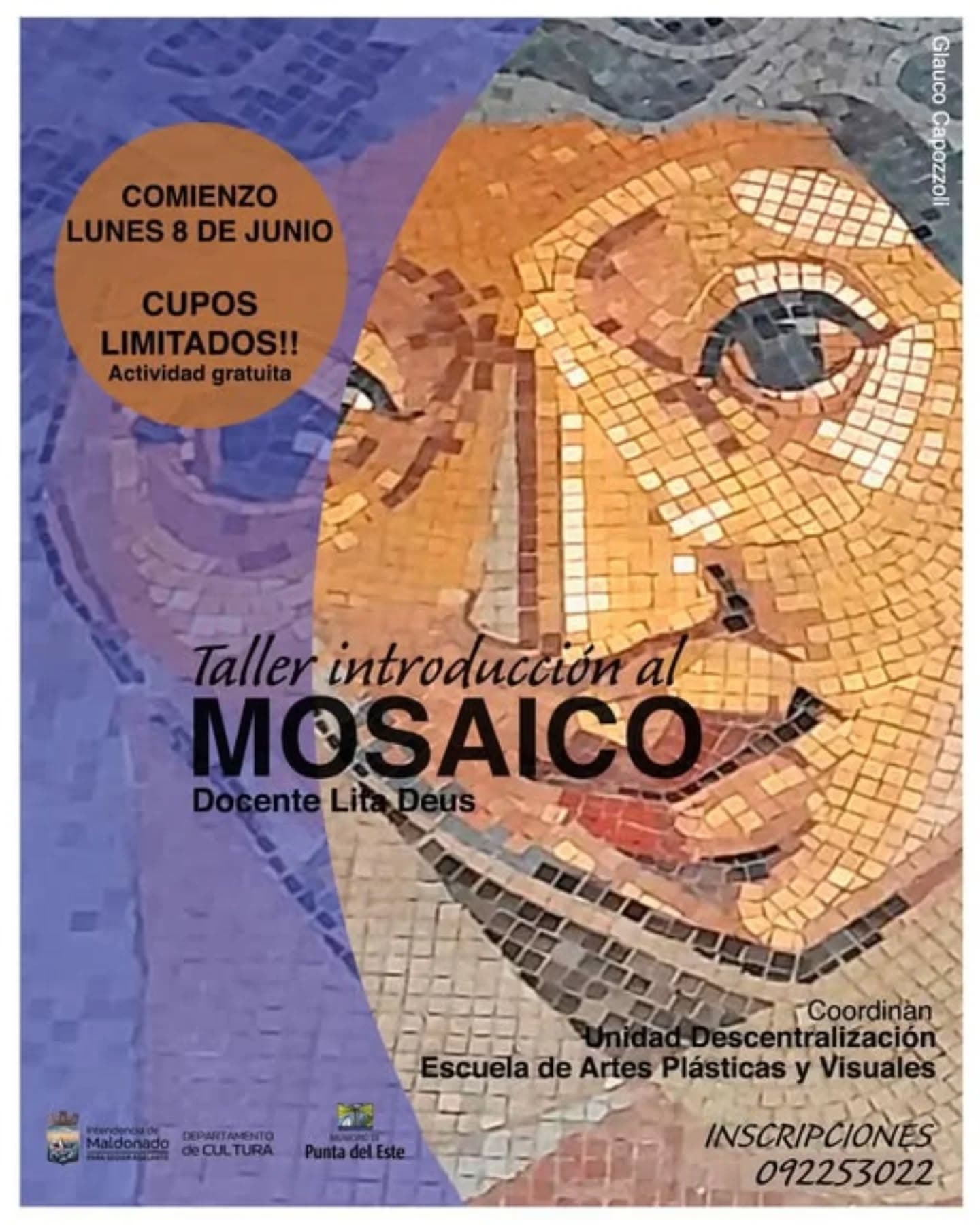 Taller gratuito de mosaico en Punta del Este