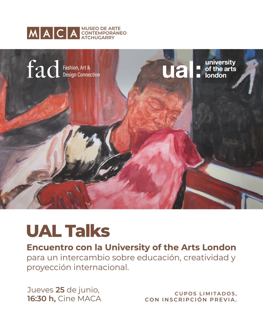 UAL Talks llega al Cine MACA con información sobre carreras creativas en Londres