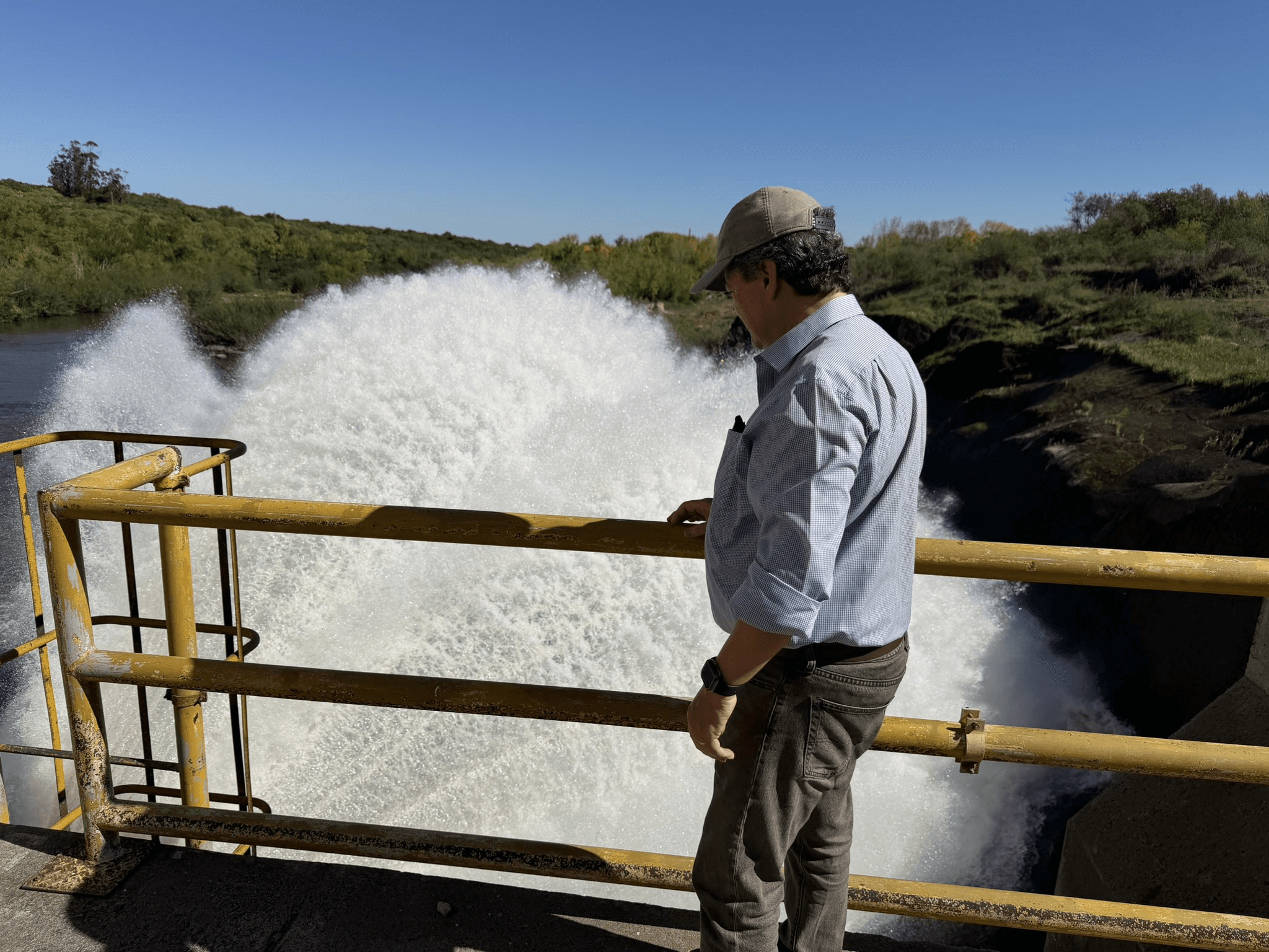 Diputado Casaretto recorrió planta de Aguas Corrientes, represas de Paso Severino y Canelón Grande, y alertó por situación del Santa Lucía