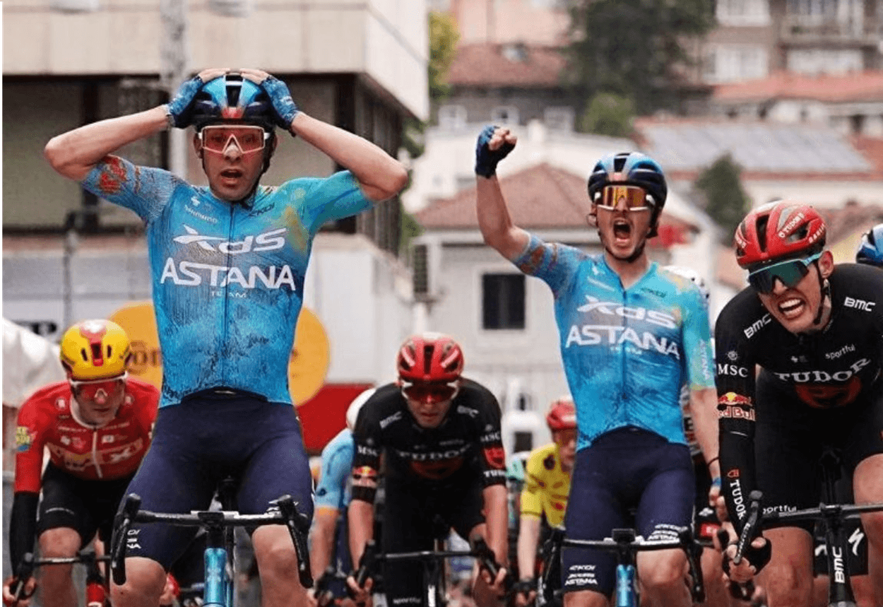 El fernandino Thomas Silva llegó nuevamente al podio diario del Giro